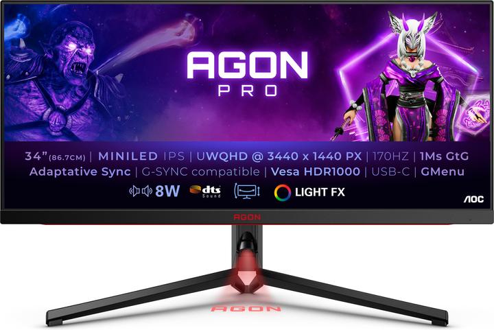 AOC AG344UXM (3440 x 1440 Pixel, 34")