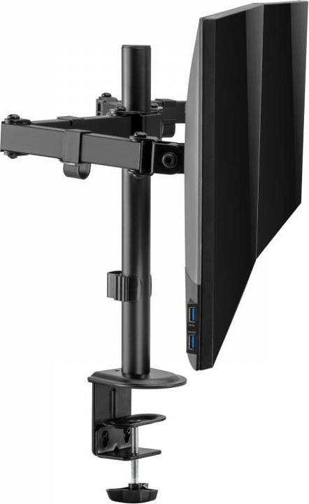Immagine prodotto V7 Supporto Da Scrivania Con Morsetto Per Doppio Monitor (Tavolo, 32")