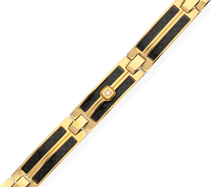 Carat Men's Classic Diamond (19.50 cm, Edelstahl)