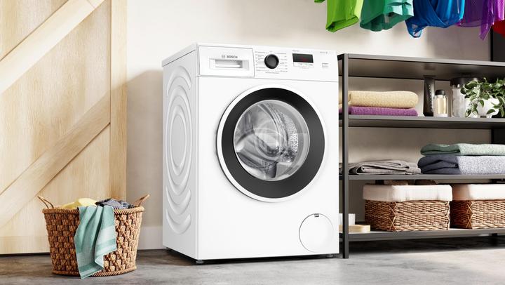 Immagine prodotto Bosch Hausgeräte Serie 2, lavatrice a carica frontale, 7 kg, 1400 giri/min, WGE02490 (7 kg, A sinistra)
