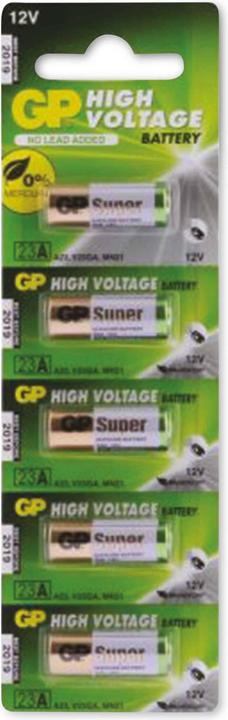 Produktbild GP Batteries Super Alkaline (5 Stk., A23, 55 mAh)