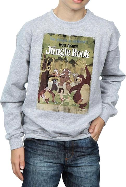Immagine prodotto Disney The Jungle Book Retro Poster Felpa Ragazzi (140, 146)