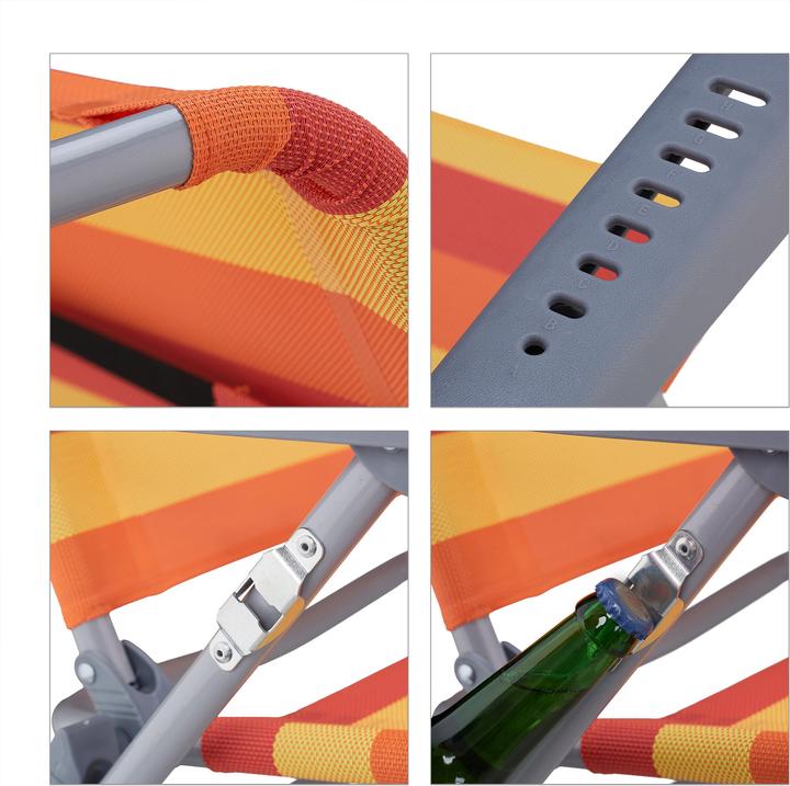 Actual product image Relaxdays Reclining beach-chair (85 cm)