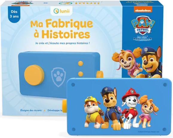 Actual product image Lunii GIFT - Audio storyteller Ma Fabrique à Histoires Paw Patrol, French version - Blue (French)