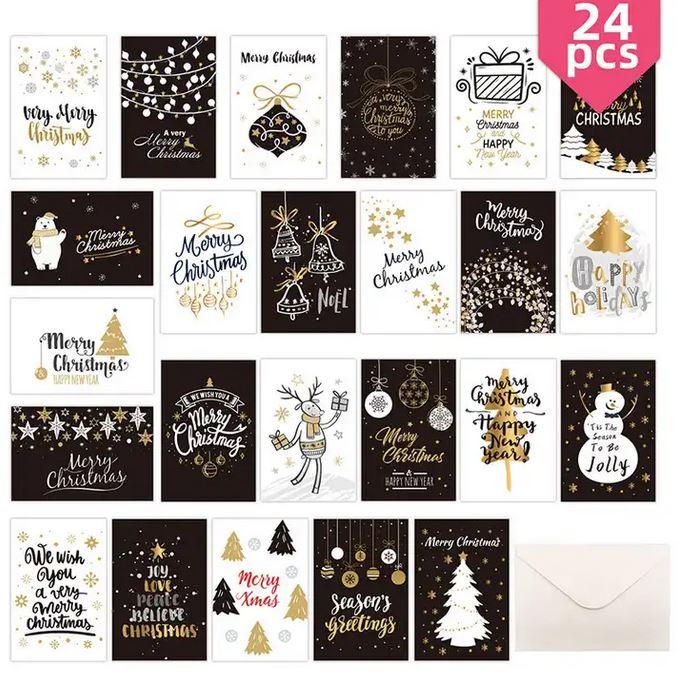 Actual product image PhoneLook Christmas greeting card incl. envelope Random design (24 different designs) (1 pcs.)