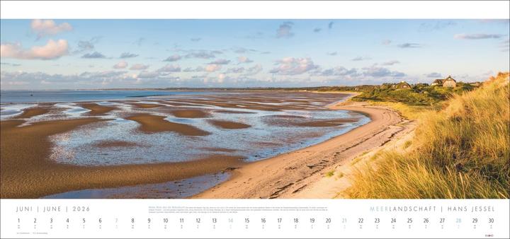 Actual product image Meerlandschaft Kalender 2026 - Hans Jessel (Hardcover, German)