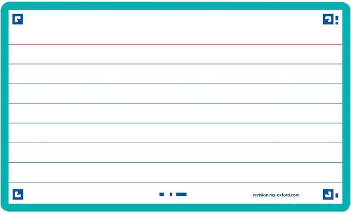 Image du produit Oxford 80 flashcards FLASH 2.0 - 7 (75 x 125 mm, 80 x)