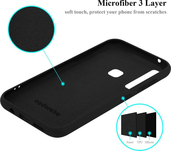 Produktbild Cadorabo TPU Liquid Silicone Case Hülle für Samsung Galaxy A9 2018 (Samsung Galaxy A9 (2018))