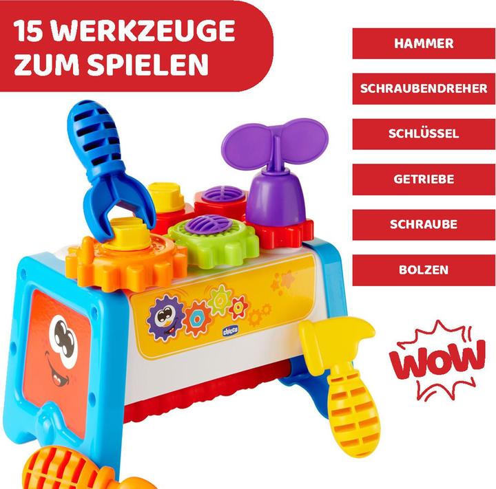 Immagine prodotto Chicco Banco da lavoro e utensili 2 in 1