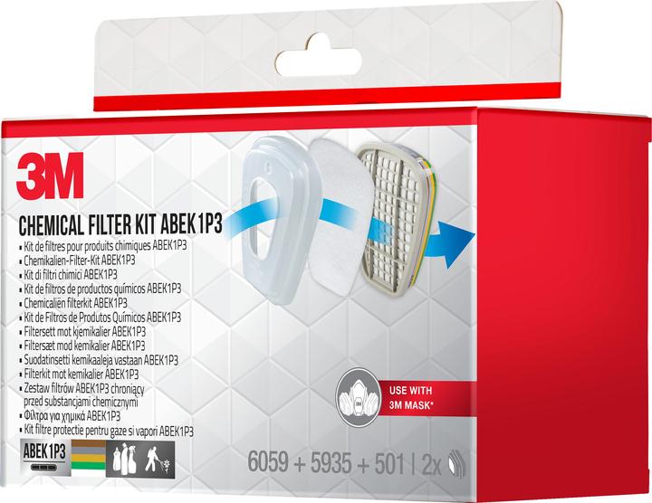 Actual product image 3M Replacement filter (ABEK1P3, 2 x)