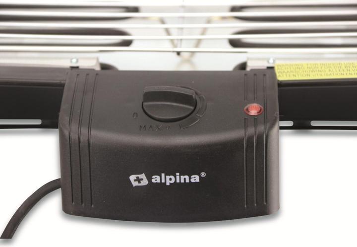 Produktbild Alpina Maschinen Elektro Tisch-Standgrill 2000W schwarz (2 kW)
