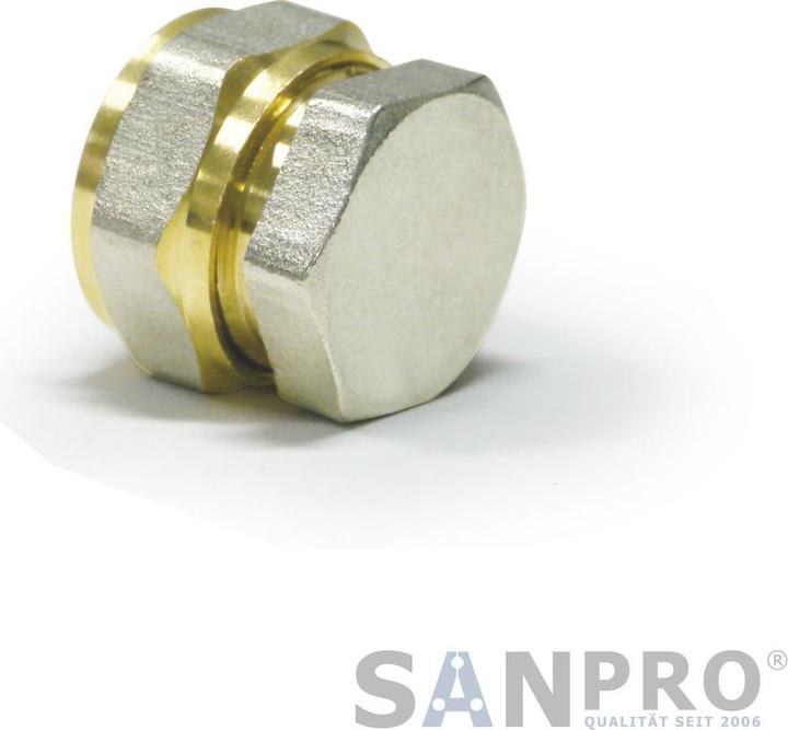 Immagine prodotto Sanpro Raccordo a vite come tappo push-off - raccordo a compressione Spina 20x2 DVGW (Tappo di chiusura)