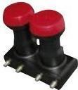 Actual product image Megasat Diavolo Satellite Antenna Converter (Quad LNB, 40mm)