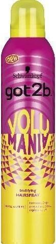 Schwarzkopf Got2B - Volumania Bodifying Hairspray Hairspray Adding Volume 300Ml (300 ml)