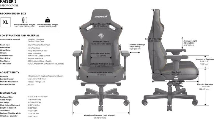 Produktbild Anda seaT Kaiser 3 XL