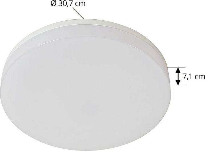 Actual product image Prios Wynion LED ceiling lamp CCT DIP switch 30cm (1770 lm)