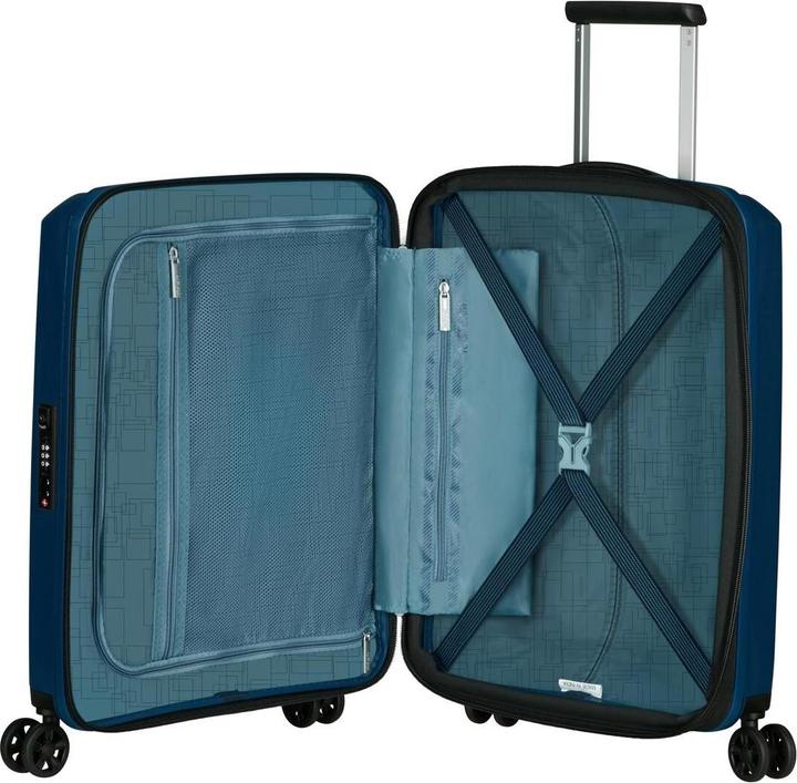 Immagine prodotto American Tourister Valigia da viaggio Aerostep 36 L, blu navy (36 l, Bagaglio a mano (fino a 50 litri))