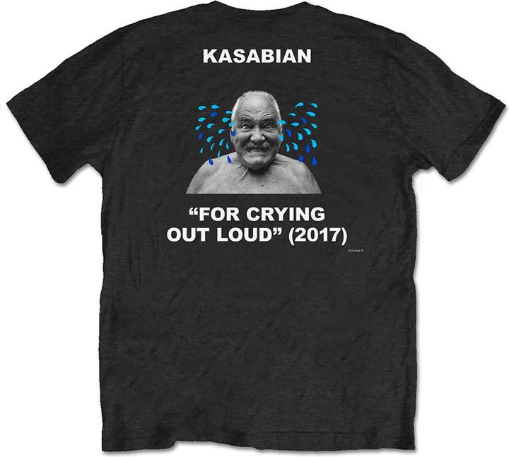 Actual product image Kasabian Unisex Adult For Crying Out Loud Cotton T-Shirt (XL)