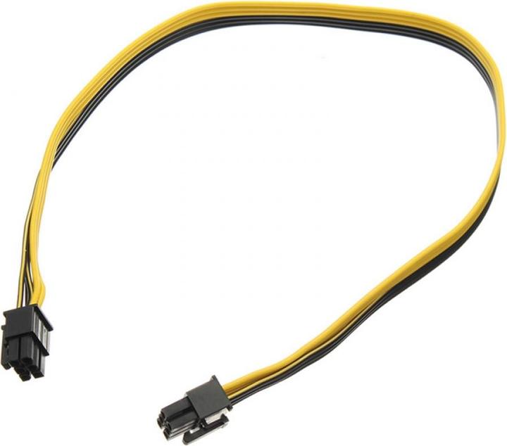 Produktbild PowerGuard PCI-E 6-Pin (male) zu 6-Pin (male) GPU Power Stromkabel 0.5m