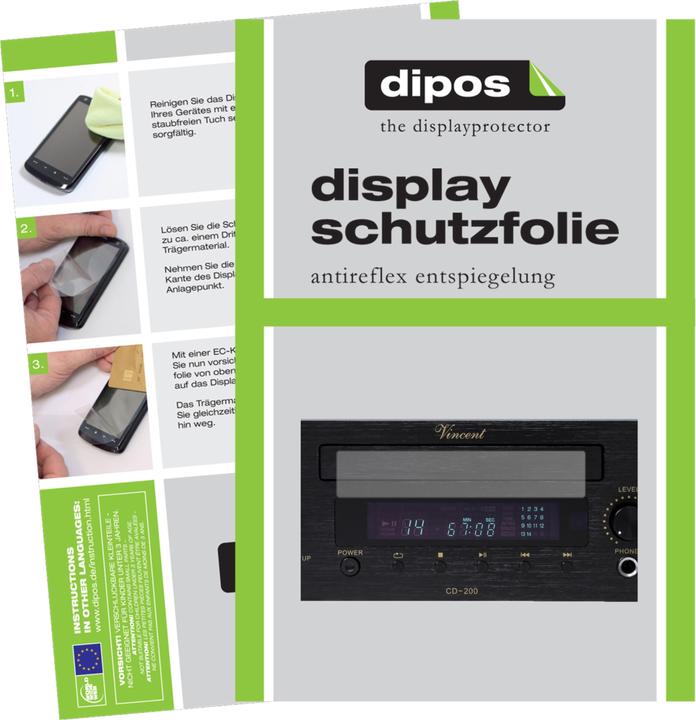 Produktbild Dipos Displayschutzfolie Antireflex (Audiogerät Bildschirm-Schutzfolie)