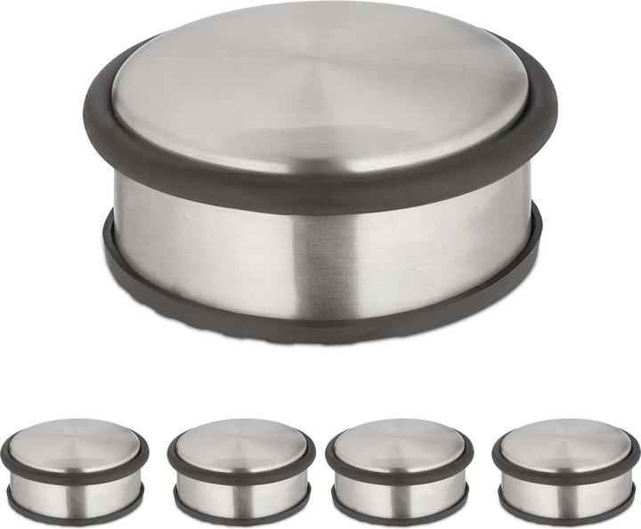 Produktbild Relaxdays 5x Türstopper (5 Stück, 10.5 x 10.5 x 4.5 cm)