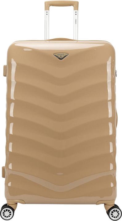 Decent hard suitcase / trolley / travel suitcase - 77 cm (extra large) - Exclusiveage - Beige