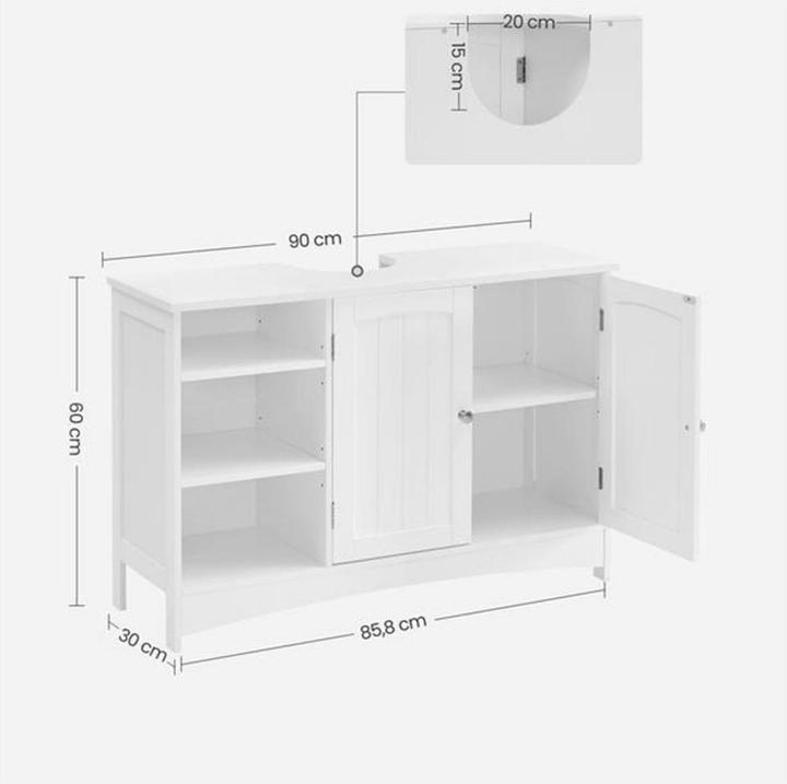 Actual product image Vasagle Makayla (90 x 30 x 60 cm)