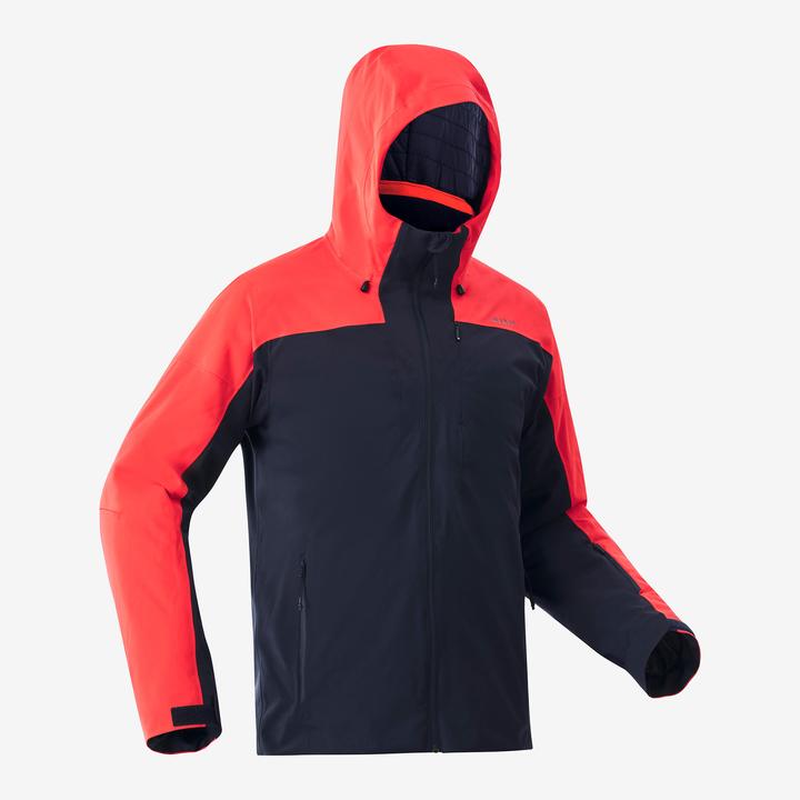 Produktbild Wedze Skijacke Herren warm und wasserdicht - 500 marineblau/rot (XXL)