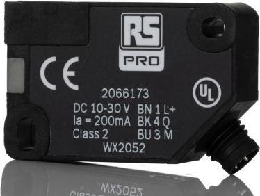 Immagine prodotto Rs Pro Sensore di prossimità PNP 10 30 V dc, onda quadra (Interruttore)
