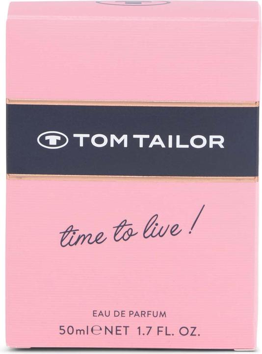 Actual product image Tom Tailor Time To Live! Eau de Parfum - 50ml (Spray, 50 ml)
