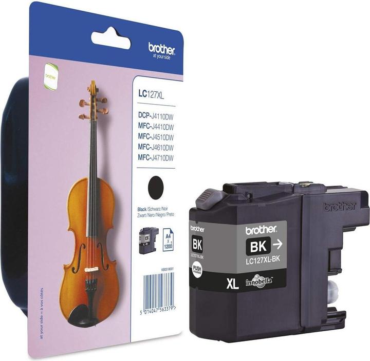 Immagine prodotto Brother LC127XLBK - Alto rendimento - Nero (FC)