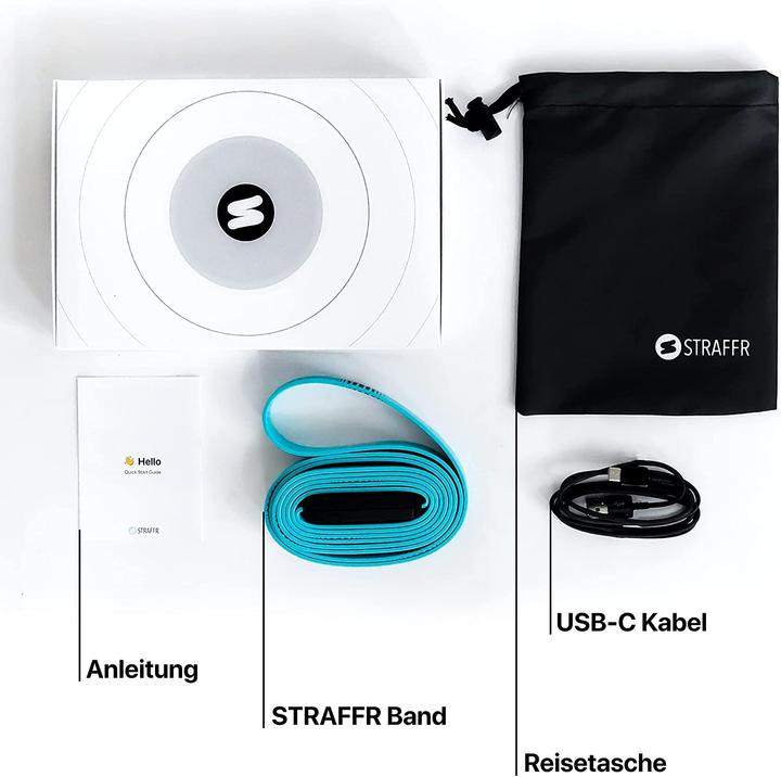 Produktbild Straffr Das intelligente Fitness Band, Rot (0.16 m, Stark)