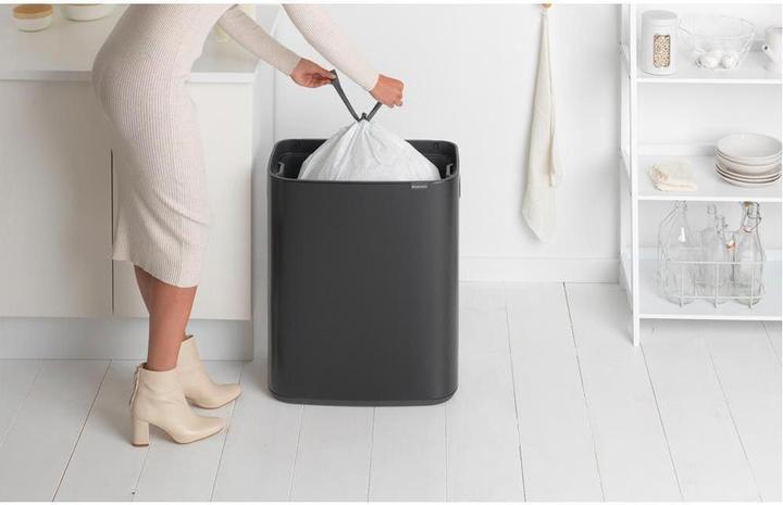 Productafbeelding Brabantia Kringloopbak Bo Touch Bin 60 liter, mat zwart (60 l)