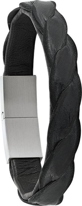 Image du produit Jourdan Bracelet cuir, acier (7 cm)
