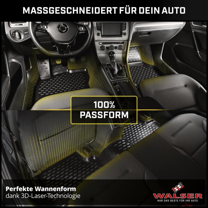 Immagine prodotto Walser Tappetini in gomma XTR per Toyota Auris 10/2006 - 09/2012 (2 tappetini anteriori + 2 tappetini posteriori)