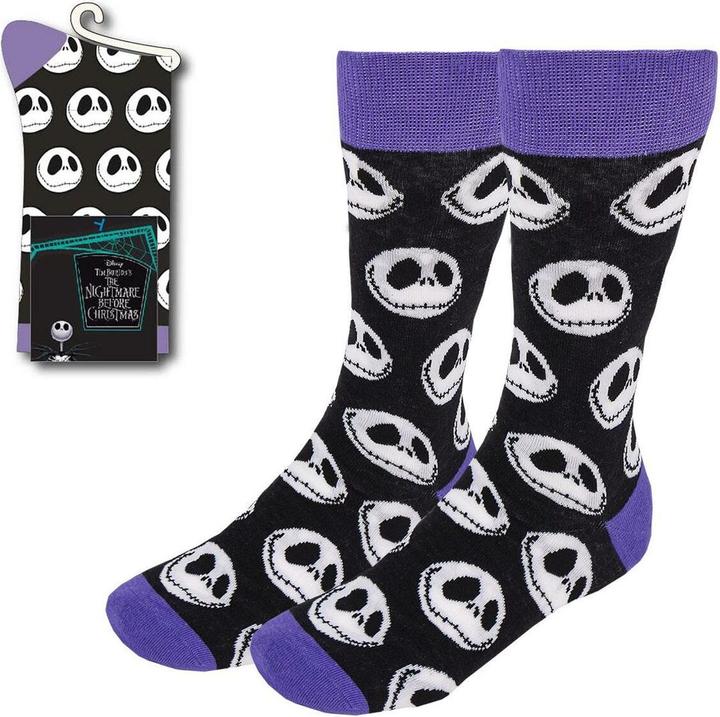 Immagine prodotto Cerdá Calze Nightmare before Christmas Faccia di Jack viola 38-45 (Confezione singola, 38 - 45)