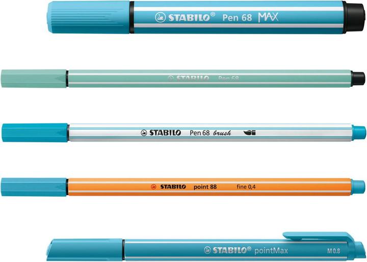 Image du produit STABILO Fasermaler Arty Set (Multicolore, 55 x)