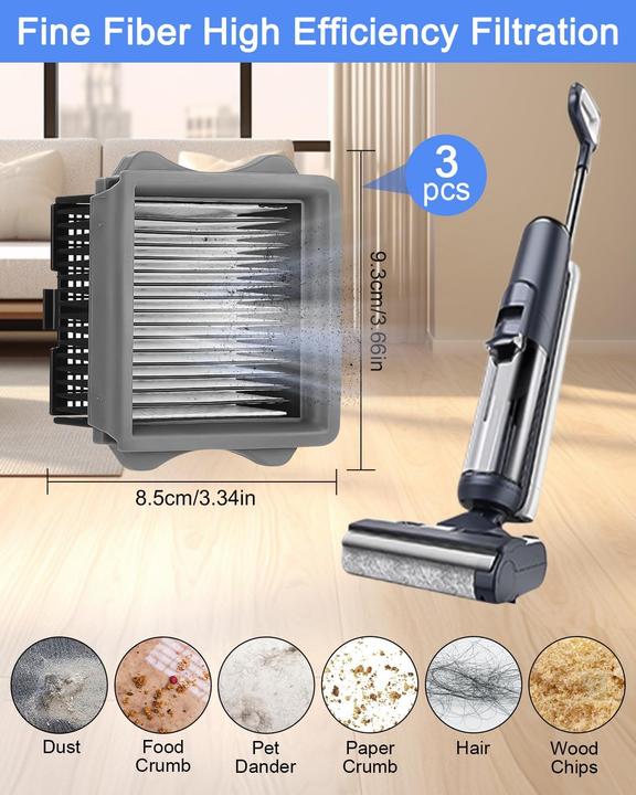 Produktbild Toaren 6-teiliges Ersatzset für Tineco Floor One S5/S5 Pro