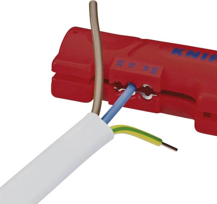 Image du produit Knipex Outil à dégainer pour câbles plats et ronds (125 mm)