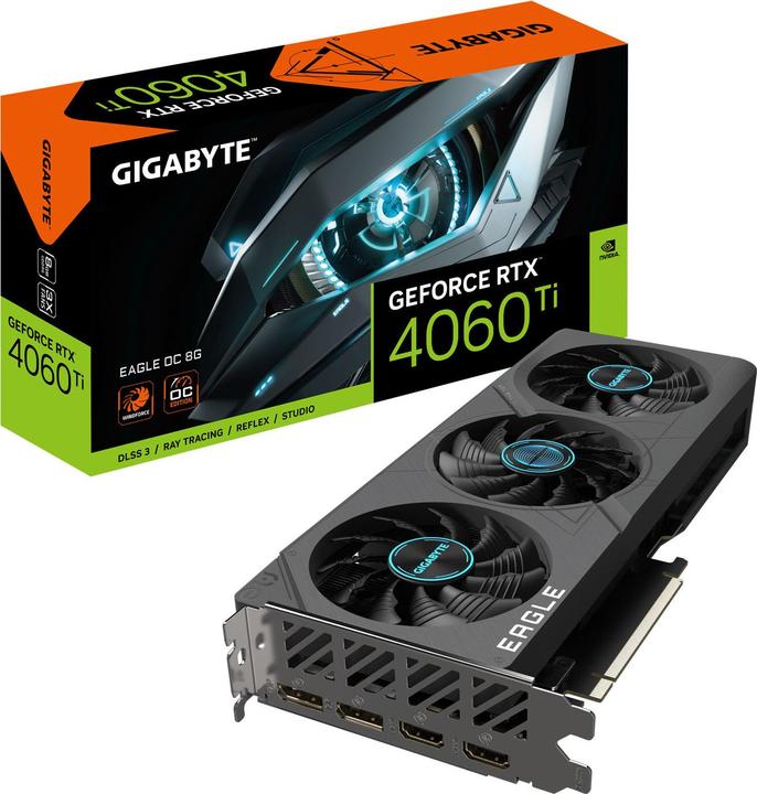 Produktbild Gigabyte Geforce RTX 4060 Ti Eagle OC (8 GB)