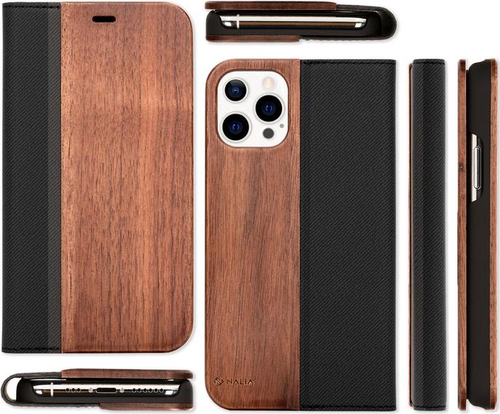Produktbild Nalia Echt Holz Flipcase (Apple iPhone 13 Pro Max)