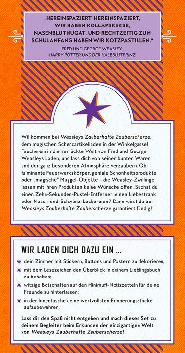 Immagine prodotto Panini Harry Potter: Weasleys Zauberhafte Zauberscherze - Fantastische Objekte aus der Zauberwel (Tedesco, Jody Revenson., 2024)