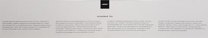 Actual product image Bose Soundbar 700 (2.1 Channel)