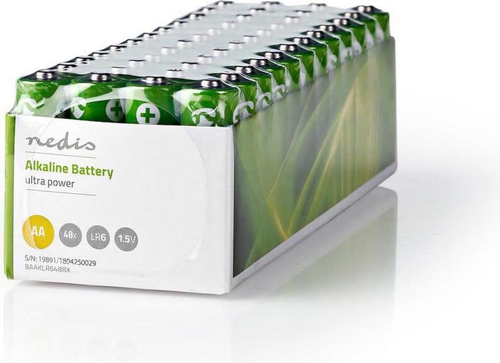 Produktbild Nedis Alkaline Batterie AA | 1.5 V DC | 48er-Pack (48 Stk., AA)