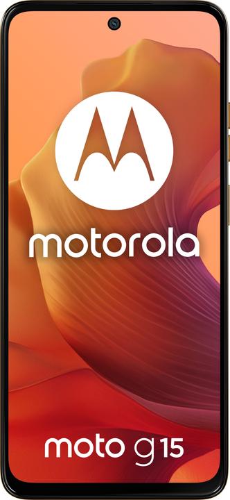 Image du produit Motorola Moto G15 (128 Go, Orange soleil levant, 6.72", Double SIM, 50 Mpx, 4G)