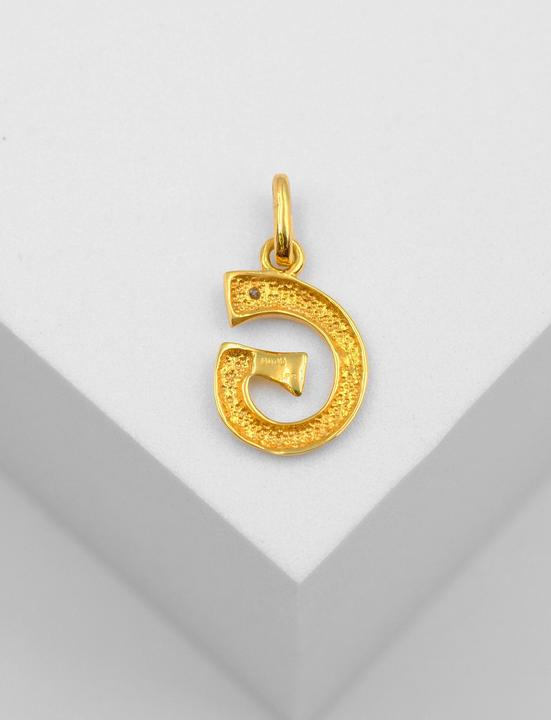 Produktbild Muau Buchstabe (750, Weissgold, 18 K Gelbgold)