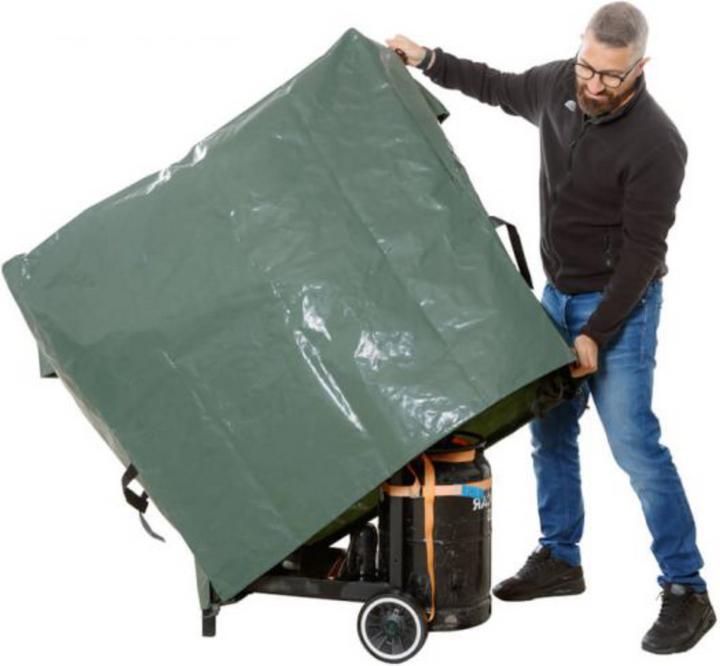 Image du produit Keller Fahnen Blache für Gartengrill, gross, 145x60x110 cm green 2.0 200 g/m2 (Grille)