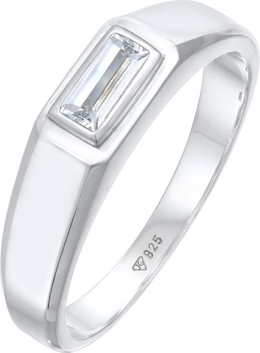 Produktbild Kuzzoi Ring Herren Topas Schlicht Elegant 925 Silber (62, 925 Silber)