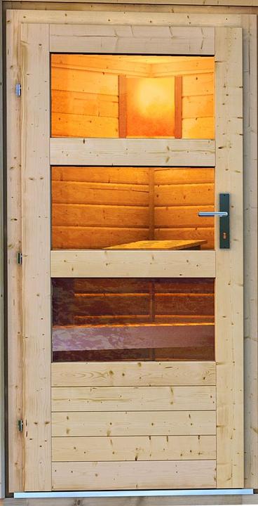 Actual product image Karibu 38 mm Bosse 1 sauna house with anteroom