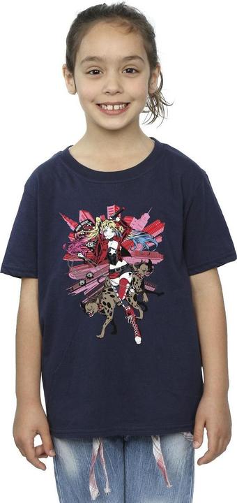 Immagine prodotto Harley Quinn Hyenas Maglietta Ragazze (140, 146)